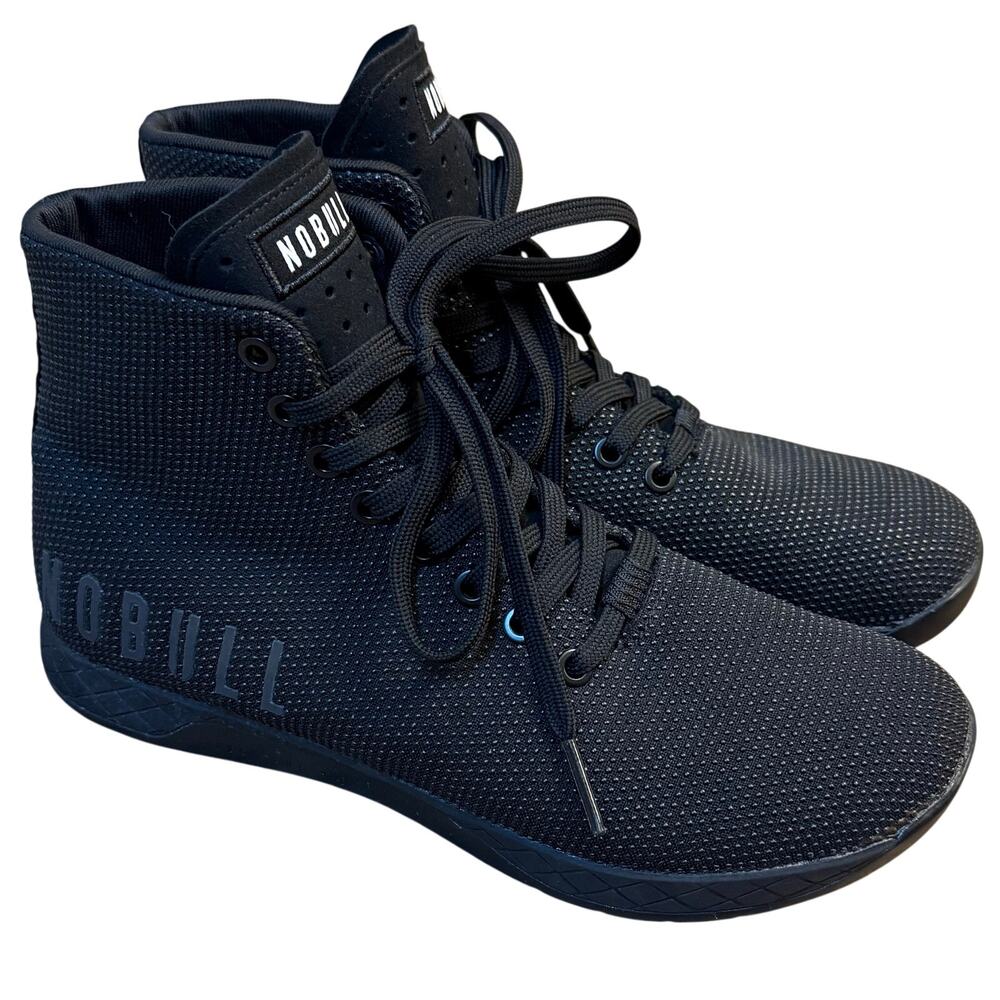 NOBULL Outwork High-Top Trainer CrossFit Shoe Sneaker Black Women US 9 EU 40.5